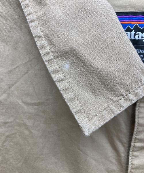 Patagonia（パタゴニア）Patagonia (パタゴニア) Lightweight All-Wear Hemp Coaches Jkt　ライトウェイト・オールウェア・ヘンプ・コーチズ・ジャケット　コーチジャケット　 ベージュ サイズ:Mの古着・服飾アイテム