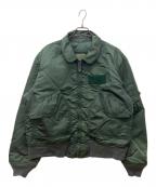 ALPHAアルファ）の古着「CWU-45/P Flight Jacket　フライトジャケット」｜オリーブ