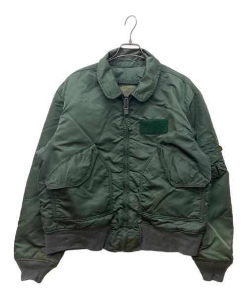 ALPHA（アルファ）ALPHA (アルファ) CWU-45/P Flight Jacket　フライトジャケット オリーブ サイズ:Lの古着・服飾アイテム