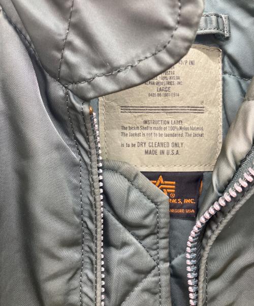 ALPHA（アルファ）ALPHA (アルファ) CWU-45/P Flight Jacket　フライトジャケット オリーブ サイズ:Lの古着・服飾アイテム