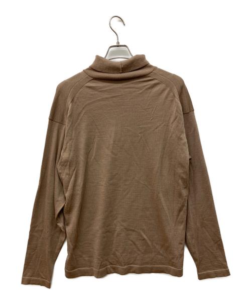 AURALEE（オーラリー）AURALEE (オーラリー) SUPER FINE WOOL KNIT TURTLE NECK スーパーファインウールタートルネックニット ブラウン サイズ:3の古着・服飾アイテム