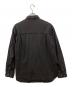 STEVEN ALAN (スティーブンアラン) ピンストライプ ネル レギュラーカラー シャツ ‐LOOSE ブラック サイズ:Ｓ：6000円