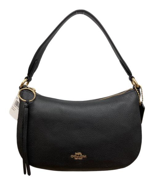 COACH（コーチ）COACH (コーチ) サットン クロスボディポリッシュドペブルレザー ショルダーバッグ ブラックの古着・服飾アイテム