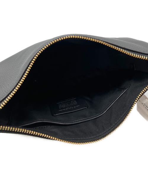 COACH（コーチ）COACH (コーチ) サットン クロスボディポリッシュドペブルレザー ショルダーバッグ ブラックの古着・服飾アイテム