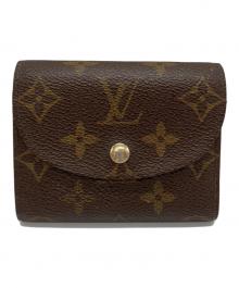 LOUIS VUITTON（ルイ ヴィトン）の古着「ポルトフォイユ・エレーヌ モノグラムキャンバス 3つ折り財布」｜ブラウン