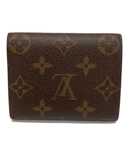 LOUIS VUITTON（ルイ ヴィトン）LOUIS VUITTON (ルイ ヴィトン) ポルトフォイユ・エレーヌ モノグラムキャンバス 3つ折り財布 ブラウンの古着・服飾アイテム
