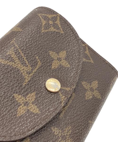 LOUIS VUITTON（ルイ ヴィトン）LOUIS VUITTON (ルイ ヴィトン) ポルトフォイユ・エレーヌ モノグラムキャンバス 3つ折り財布 ブラウンの古着・服飾アイテム