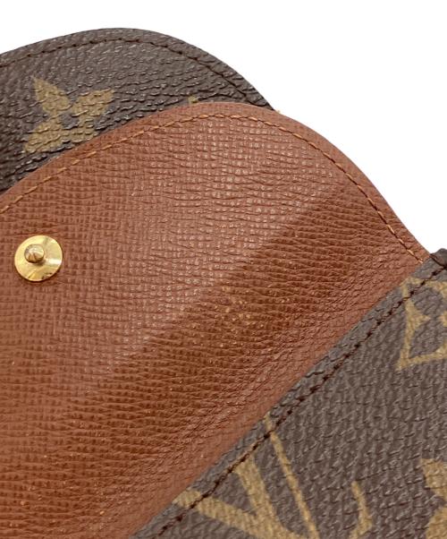 LOUIS VUITTON（ルイ ヴィトン）LOUIS VUITTON (ルイ ヴィトン) ポルトフォイユ・エレーヌ モノグラムキャンバス 3つ折り財布 ブラウンの古着・服飾アイテム