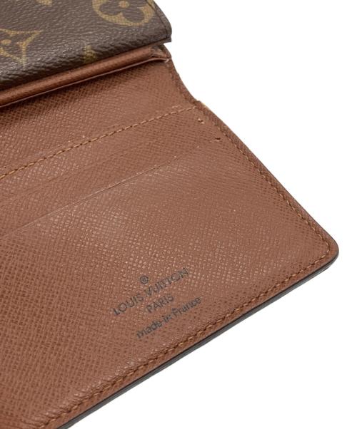 LOUIS VUITTON（ルイ ヴィトン）LOUIS VUITTON (ルイ ヴィトン) ポルトフォイユ・エレーヌ モノグラムキャンバス 3つ折り財布 ブラウンの古着・服飾アイテム