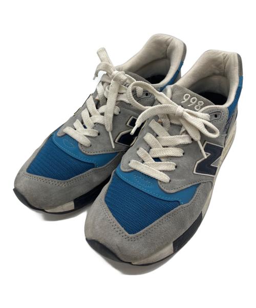 NEW BALANCE（ニューバランス）NEW BALANCE (ニューバランス) M998MD ABZORB ローカットスニーカー グレー サイズ:26cmの古着・服飾アイテム