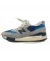 NEW BALANCE (ニューバランス) M998MD ABZORB ローカットスニーカー グレー サイズ:26cm：8000円