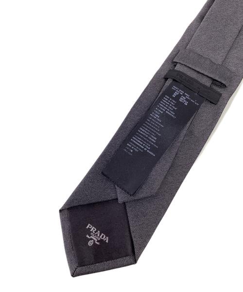 PRADA（プラダ）PRADA (プラダ) ネクタイ グレー サイズ:R150の古着・服飾アイテム