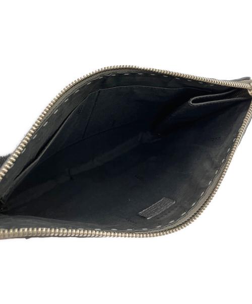 FENDI（フェンディ）FENDI (フェンディ) セレリア クラッチバッグ / セカンドバッグ グレーの古着・服飾アイテム