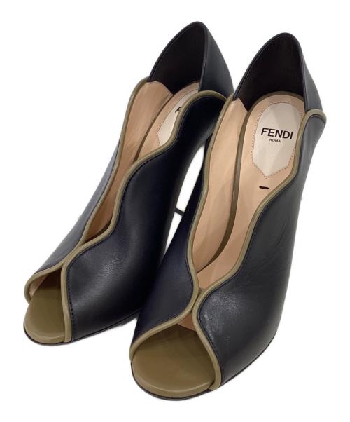 FENDI（フェンディ）FENDI (フェンディ) パンプス ブラック サイズ:36 1/2の古着・服飾アイテム