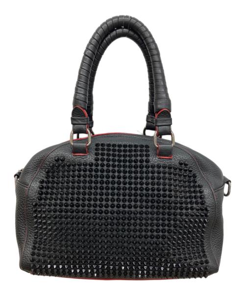 Christian Louboutin（クリスチャン・ルブタン）Christian Louboutin (クリスチャン・ルブタン) パネトーネ スモール スパイクスタッズハンドバッグ ブラックの古着・服飾アイテム