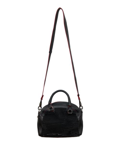 Christian Louboutin（クリスチャン・ルブタン）Christian Louboutin (クリスチャン・ルブタン) パネトーネ スモール スパイクスタッズハンドバッグ ブラックの古着・服飾アイテム