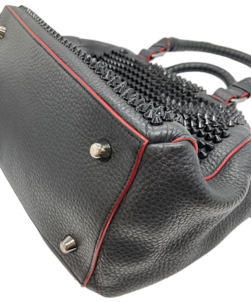 Christian Louboutin（クリスチャン・ルブタン）Christian Louboutin (クリスチャン・ルブタン) パネトーネ スモール スパイクスタッズハンドバッグ ブラックの古着・服飾アイテム