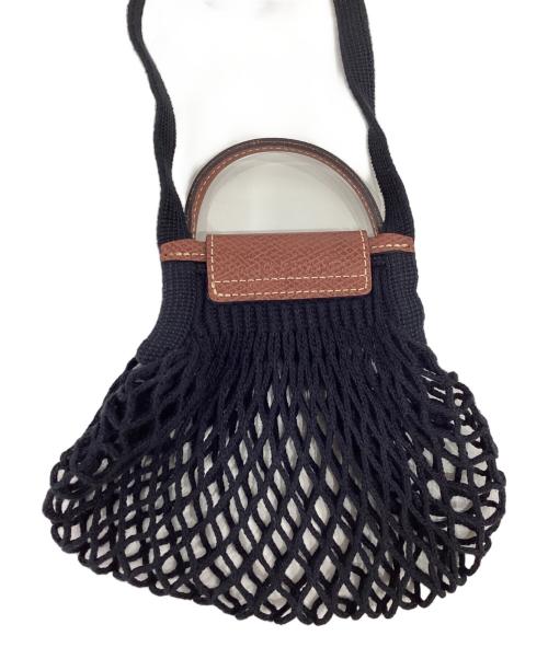 LONGCHAMP（ロンシャン）LONGCHAMP (ロンシャン) ネットミニバッグ ブラックの古着・服飾アイテム
