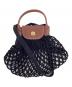 LONGCHAMP（ロンシャン）の古着「ネットミニバッグ」｜ブラック