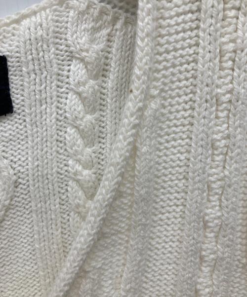 tricot COMME des GARCONS（トリココムデギャルソン）tricot COMME des GARCONS (トリココムデギャルソン) ニットベスト ホワイト サイズ:Freeの古着・服飾アイテム
