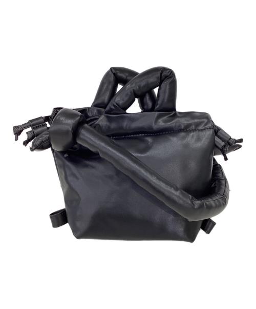 olend（オレンド）olend (オレンド) VEGAN LEATHER MICRO ONA ブラックの古着・服飾アイテム