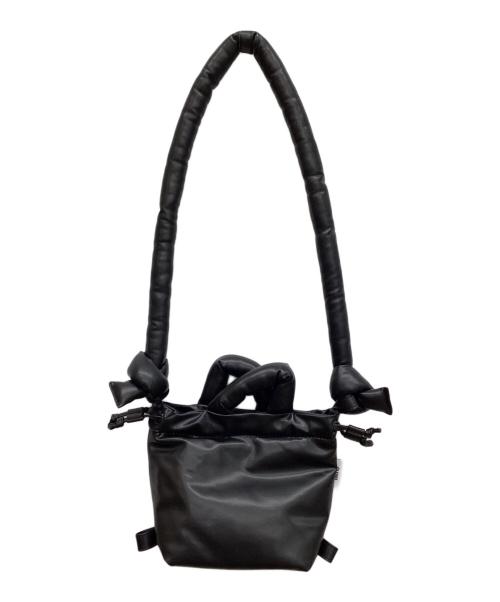 olend（オレンド）olend (オレンド) VEGAN LEATHER MICRO ONA ブラックの古着・服飾アイテム