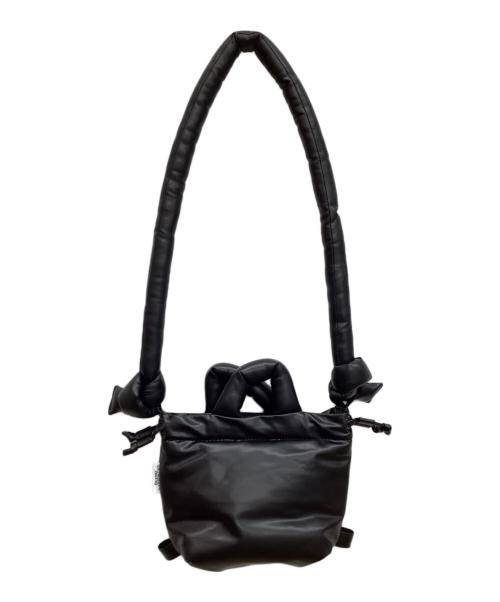 olend（オレンド）olend (オレンド) VEGAN LEATHER MICRO ONA ブラックの古着・服飾アイテム