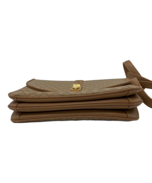 CELINE（セリーヌ）CELINE (セリーヌ) OLD／オールド マカダム柄ショルダーバッグ ブラウンの古着・服飾アイテム