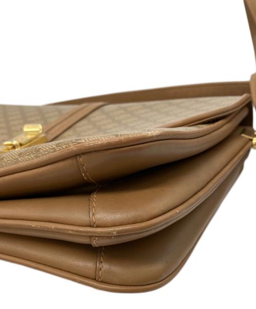 CELINE（セリーヌ）CELINE (セリーヌ) OLD／オールド マカダム柄ショルダーバッグ ブラウンの古着・服飾アイテム