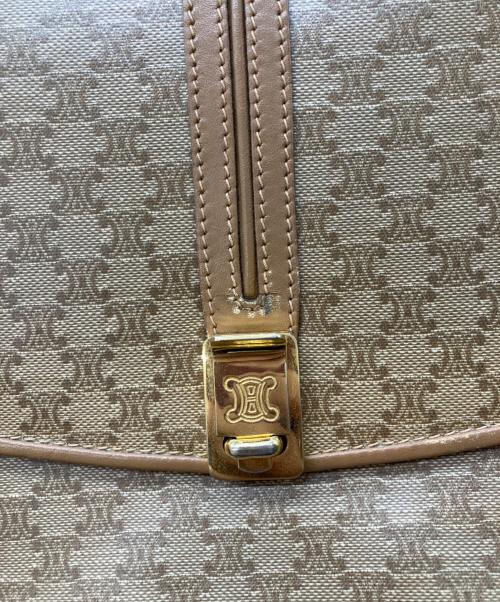 CELINE（セリーヌ）CELINE (セリーヌ) OLD／オールド マカダム柄ショルダーバッグ ブラウンの古着・服飾アイテム