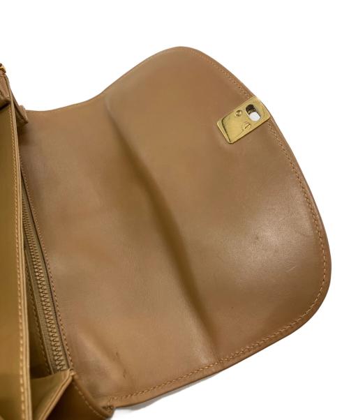 CELINE（セリーヌ）CELINE (セリーヌ) OLD／オールド マカダム柄ショルダーバッグ ブラウンの古着・服飾アイテム