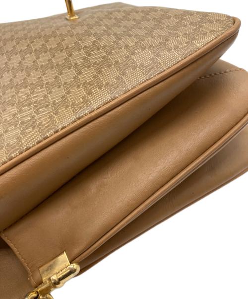 CELINE（セリーヌ）CELINE (セリーヌ) OLD／オールド マカダム柄ショルダーバッグ ブラウンの古着・服飾アイテム