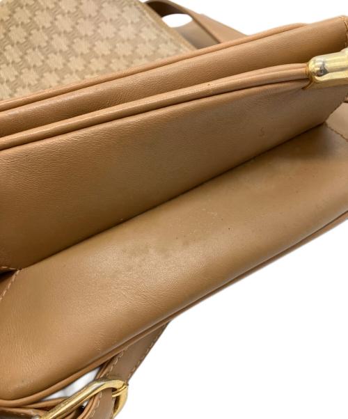 CELINE（セリーヌ）CELINE (セリーヌ) OLD／オールド マカダム柄ショルダーバッグ ブラウンの古着・服飾アイテム