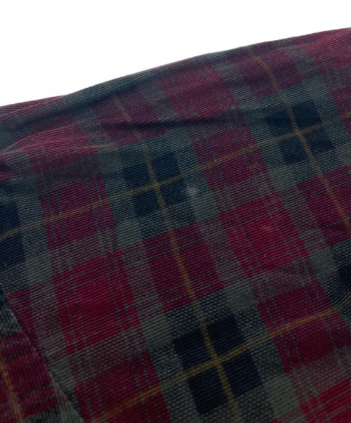 POLO RALPH LAUREN（ポロ・ラルフローレン）POLO RALPH LAUREN (ポロ・ラルフローレン) コーデュロイチェックシャツ ボルドー サイズ:Mの古着・服飾アイテム