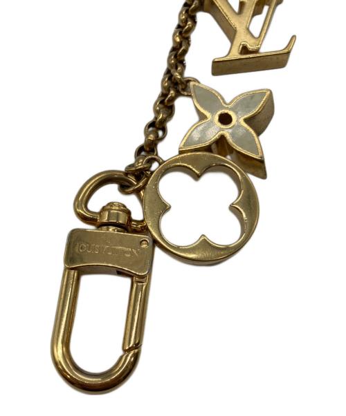 LOUIS VUITTON（ルイ ヴィトン）LOUIS VUITTON (ルイ ヴィトン) フルール ドゥ モノグラム　バッグ チャーム チェーン  ゴールドの古着・服飾アイテム
