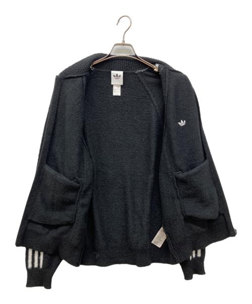 adidas（アディダス）adidas (アディダス) ORI KNIT A15 トラックジャケット ブラック サイズ:Mの古着・服飾アイテム