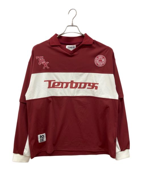 TENBOX（テンボックス）TENBOX (テンボックス) Convertible Game Shirt　ゲームシャツ ワインレッド サイズ:Ｍ 未使用品の古着・服飾アイテム