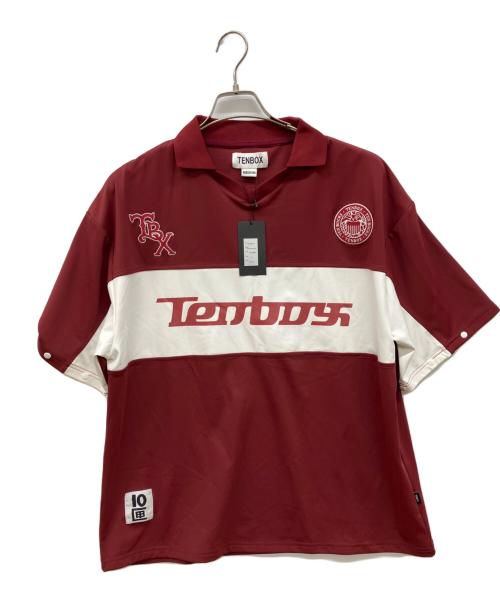 TENBOX（テンボックス）TENBOX (テンボックス) Convertible Game Shirt　ゲームシャツ ワインレッド サイズ:Ｍ 未使用品の古着・服飾アイテム