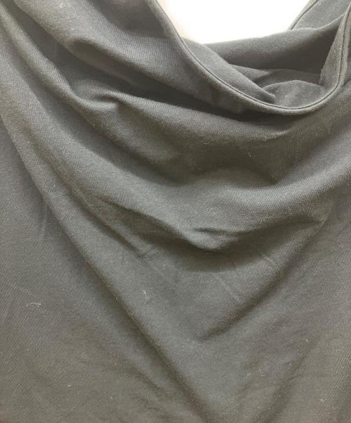 ETRE（エトレ）etre (エトレ) タックギャザーワンショルダープルオーバー カットソー ブラック サイズ:Freeの古着・服飾アイテム