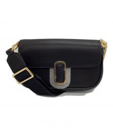 MARC JACOBS（マークジェイコブス）の古着「THE LEATHER J MARC BAG ショルダーバッグ クロスボディバッグ」｜ブラック