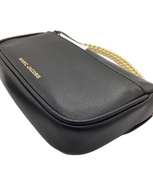 MARC JACOBS（マークジェイコブス）MARC JACOBS (マークジェイコブズ) THE LEATHER J MARC BAG ショルダーバッグ クロスボディバッグ ブラックの古着・服飾アイテム