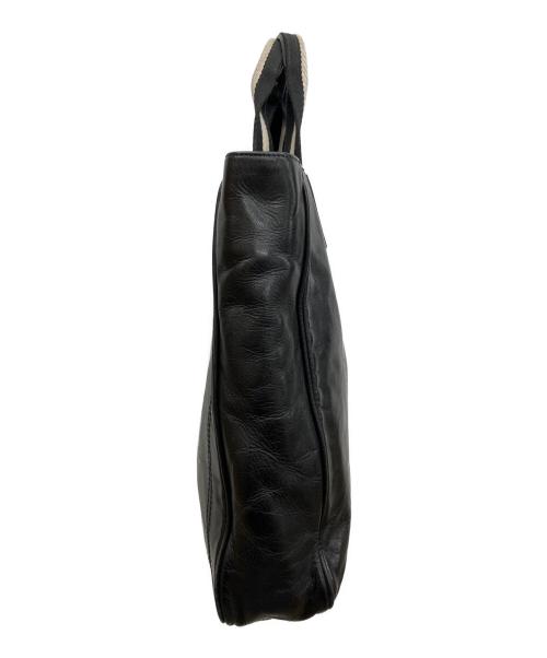 BALLY（バリー）BALLY (バリー) レザーハンドバッグ ブラックの古着・服飾アイテム
