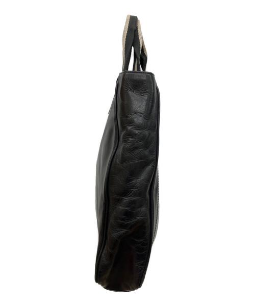 BALLY（バリー）BALLY (バリー) レザーハンドバッグ ブラックの古着・服飾アイテム