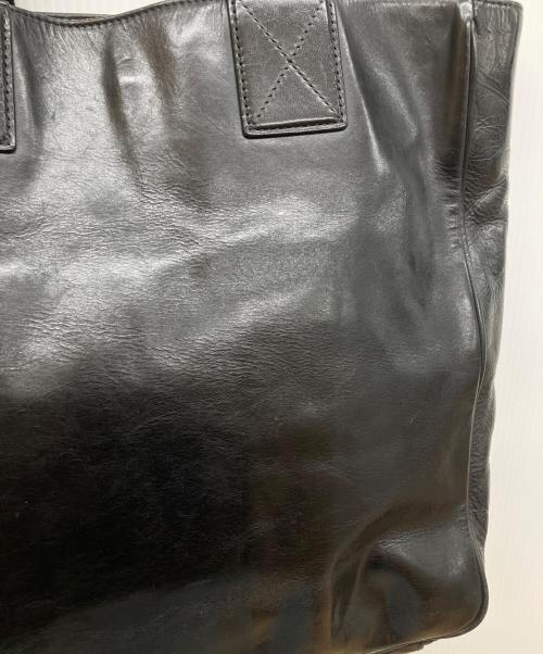 BALLY（バリー）BALLY (バリー) レザーハンドバッグ ブラックの古着・服飾アイテム
