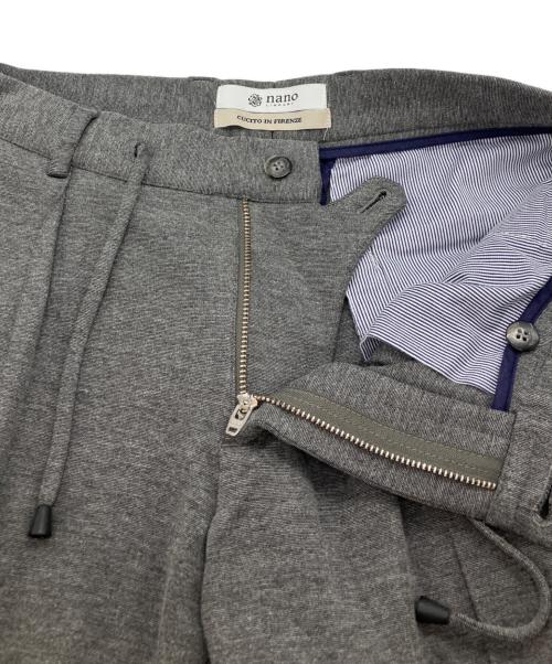 giab's ARCHIVIO（ジャブス アルキヴィオ）giab's ARCHIVIO (ジャブス アルキヴィオ) nano・universe (ナノ・ユニバース) MASACCIO マサッチョ ストレッチパンツ グレー サイズ:44の古着・服飾アイテム