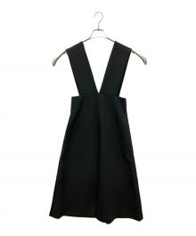 LE PHIL（ル フィル）の古着「スキューバジャージージャンパースカート」｜ブラック