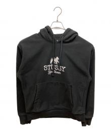 stussy（ステューシー）の古着「sportswear hooded sweat」｜ブラック