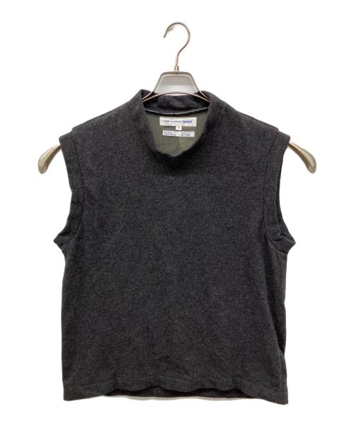 COMME des GARCONS SHIRT（コムデギャルソンシャツ）COMME des GARCONS SHIRT (コムデギャルソンシャツ) ニットベスト　ウールベスト グレー サイズ:Mの古着・服飾アイテム