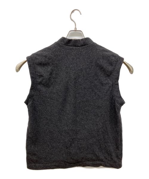 COMME des GARCONS SHIRT（コムデギャルソンシャツ）COMME des GARCONS SHIRT (コムデギャルソンシャツ) ニットベスト　ウールベスト グレー サイズ:Mの古着・服飾アイテム