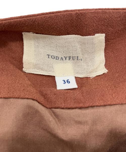 TODAYFUL（トゥデイフル）TODAYFUL (トゥデイフル) バッククロスドレス　ノースリーブワンピース ブラウン サイズ:36の古着・服飾アイテム